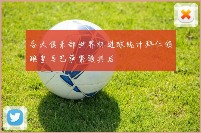各大俱乐部世界杯进球统计拜仁领跑皇马巴萨紧随其后