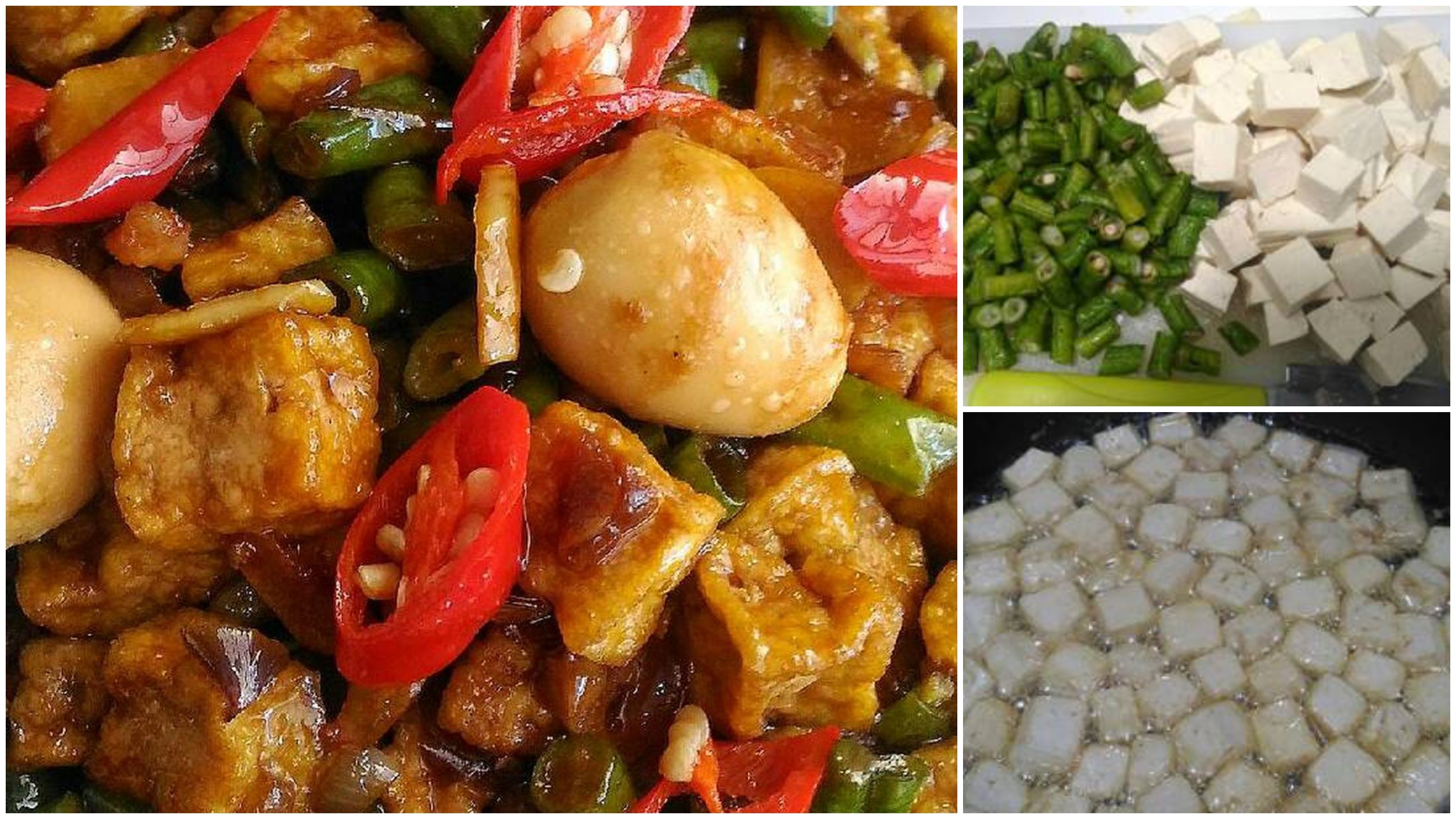 Tumis Tahu Kacang Panjang + Telur Puyuh, Menu Anti Ribet untuk Buka